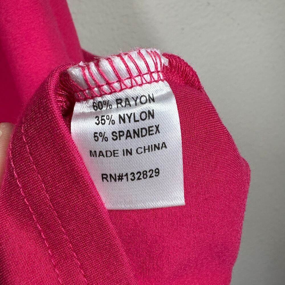 Superdown Size Medium Nava Asymmetrical Mini Dress Pink One Shoulder Sleeveless - Picture 8 of 8